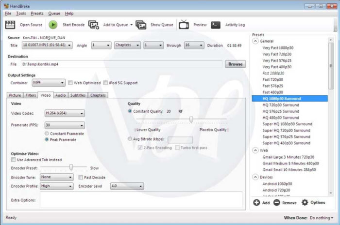 Handbrake