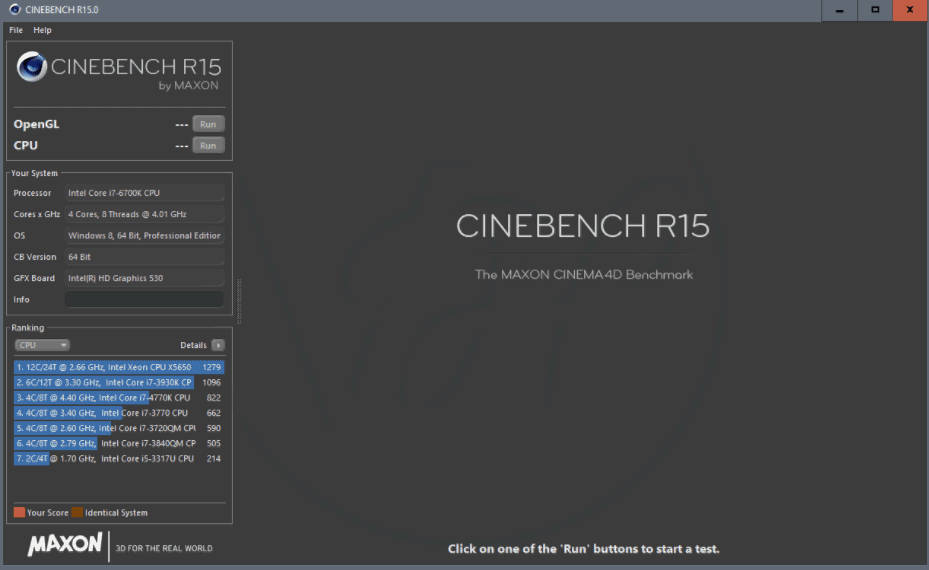 Cine Bench
