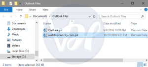 Where is My Outlook PST File Location