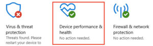 device performance and health