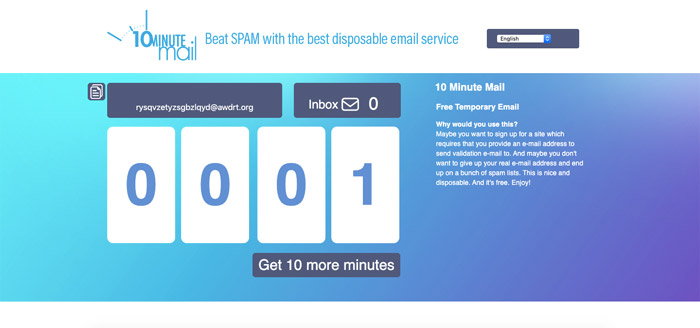 10 minute mail
