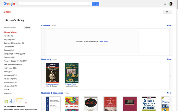 Google eBookstore