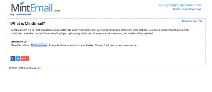 MintEmail
