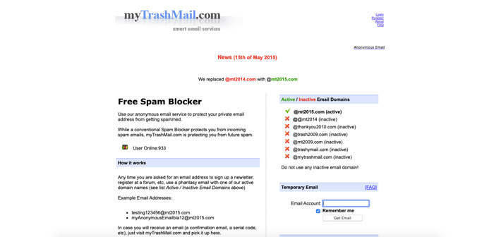 myTrashMail.com