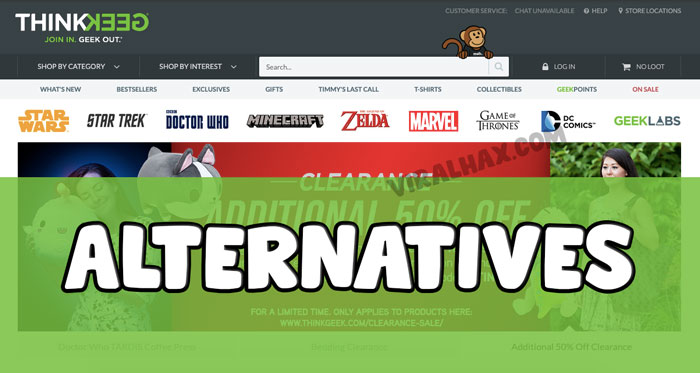 Thinkgeek.com is Down? 10 Best Sites Like Thinkgeek