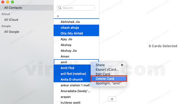 delete card delete card