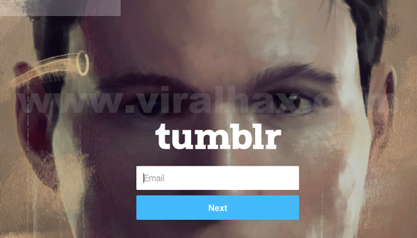 login to tumblr account
