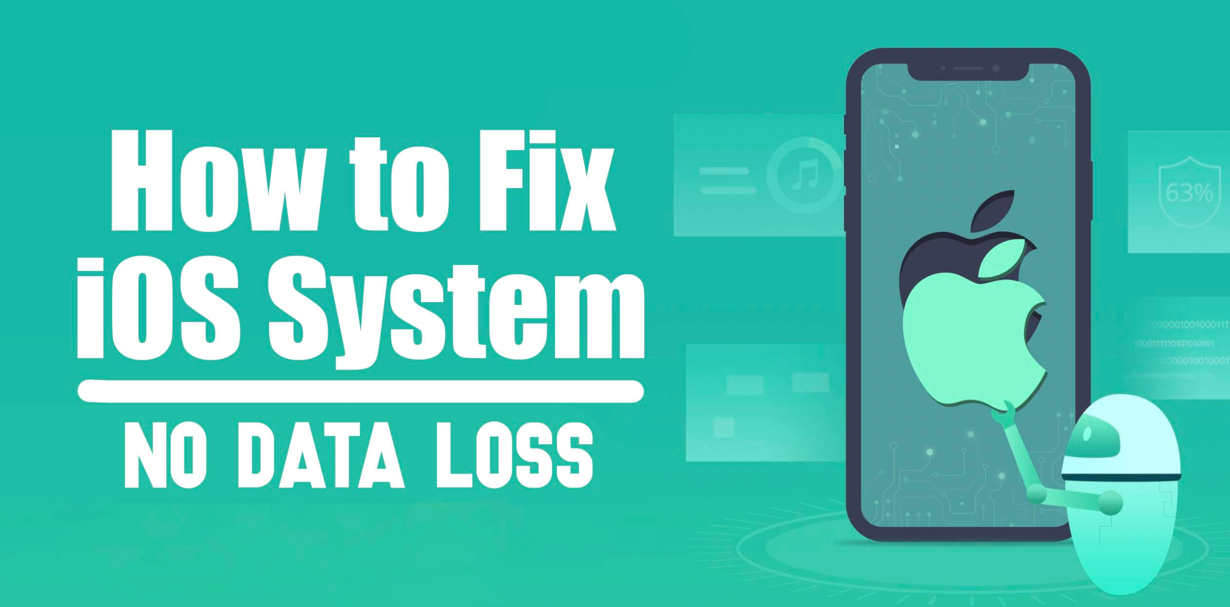 How to Fix iOS System (No Data Loss) - Joyoshare UltFix