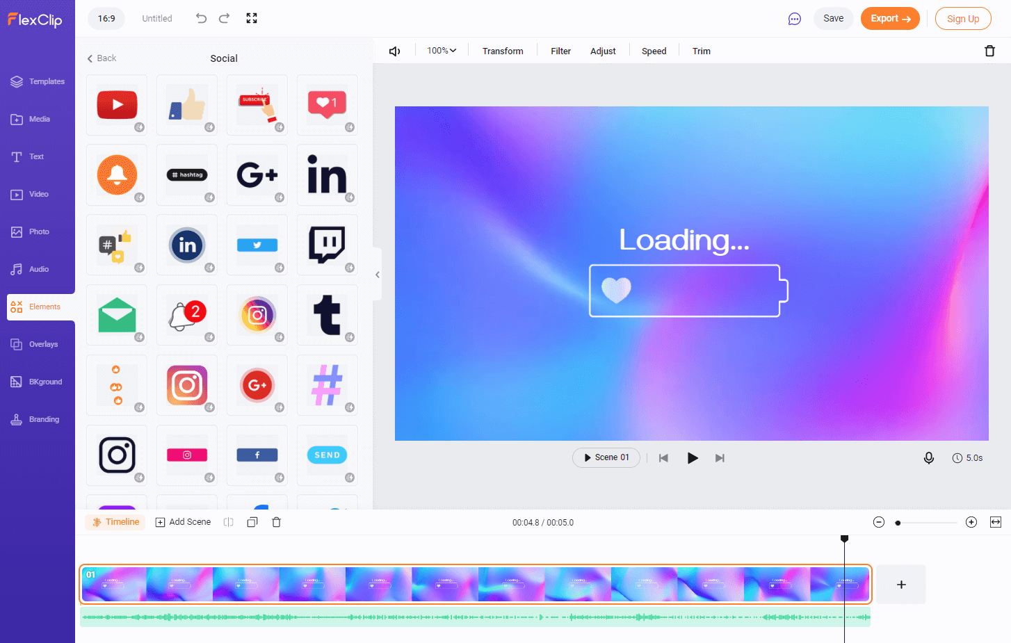 FlexClip - an Online Video Maker For Making All Types of Videos for Free